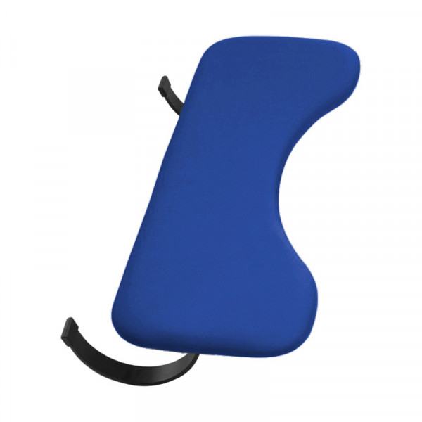 ergonomische Armauflagen für schreibtische computertische pc-tische stehpulte hier in blau AA-RO-08